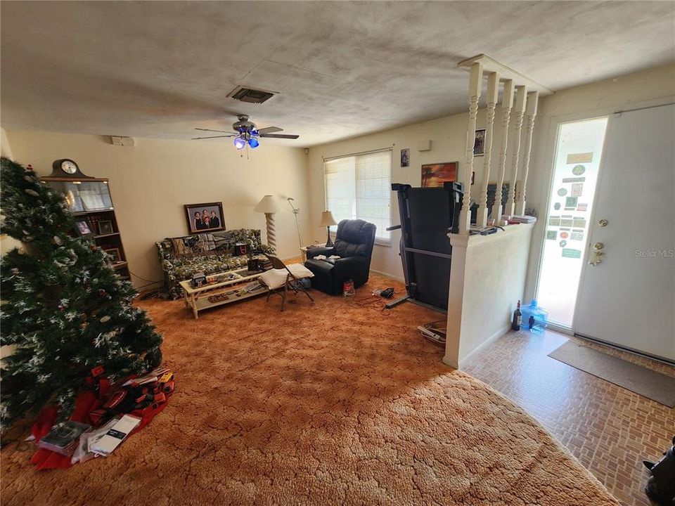 Front living area towards entrance.