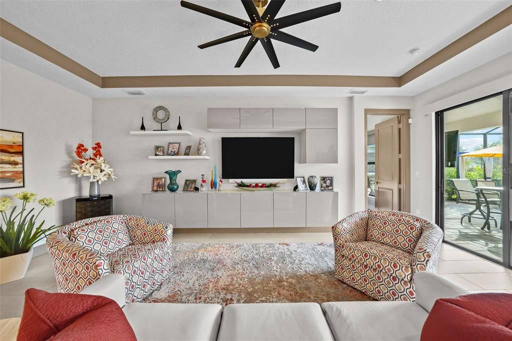 View of Family Room from Kitchen