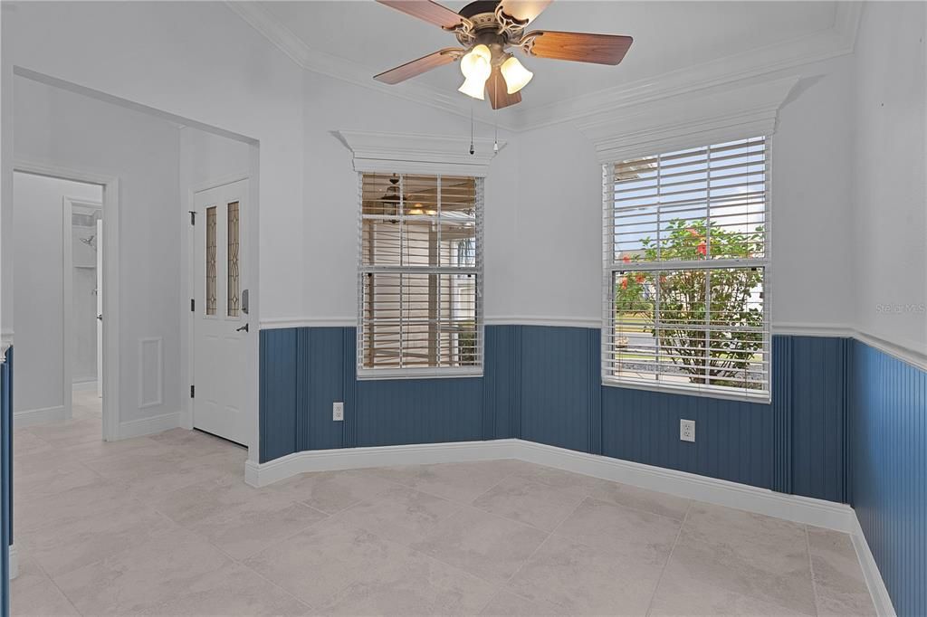 EAT-IN KITCHEN DINING AREA WITH WINDOW FOR NATURAL LIGHT