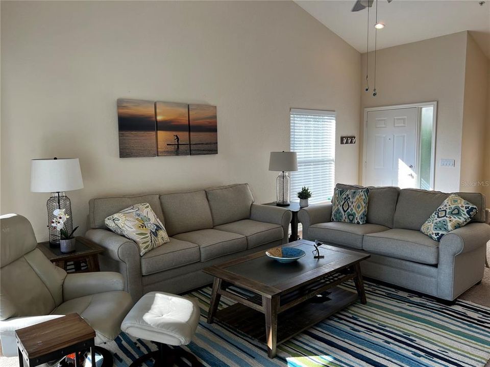 Living Room with view to front door