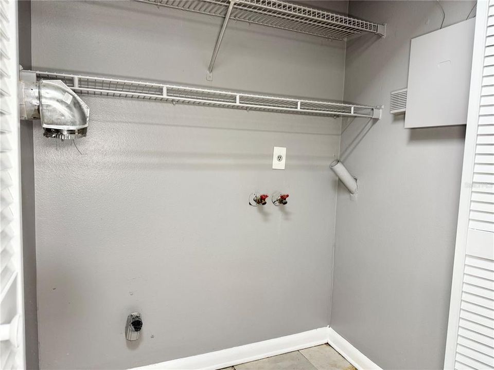 Washer and Dryer Closet