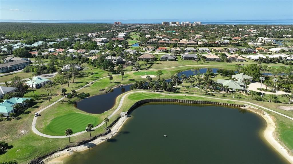 Burnt Store Marina Arial View