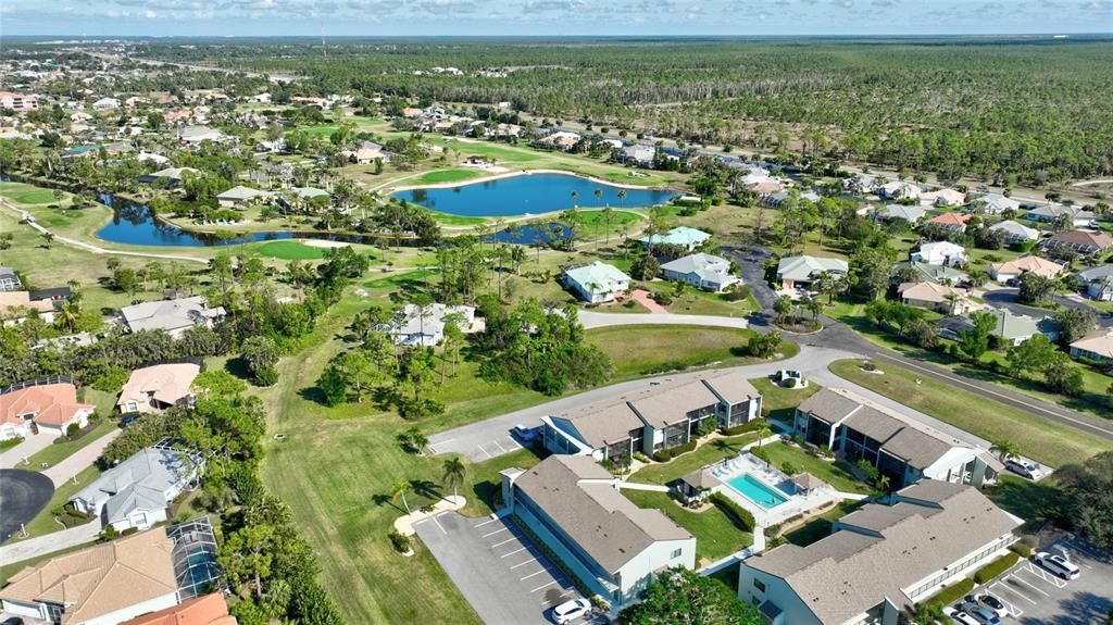 Arial view of Capstan and Burnt Store Marina