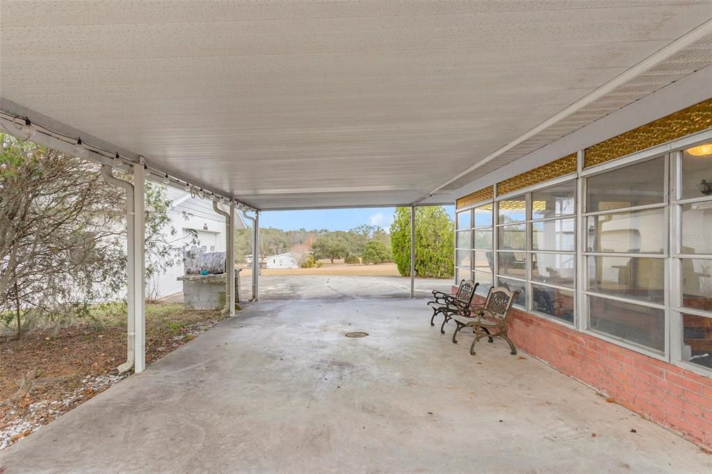 Covered carport