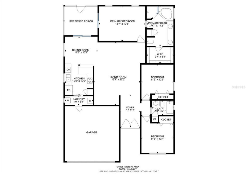 For Sale: $375,000 (3 beds, 2 baths, 1589 Square Feet)