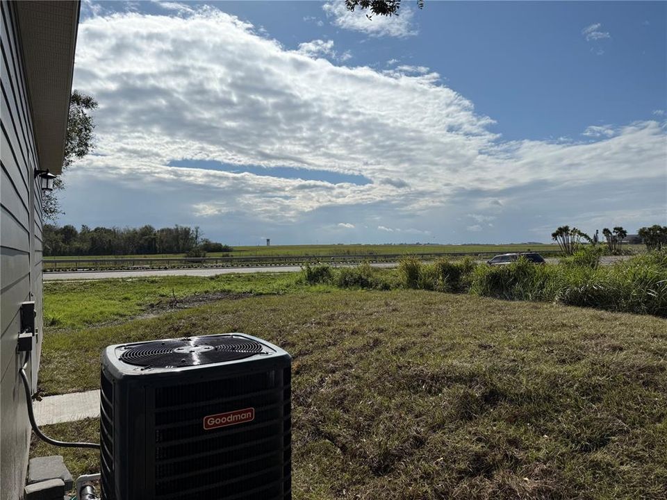 View from back yard