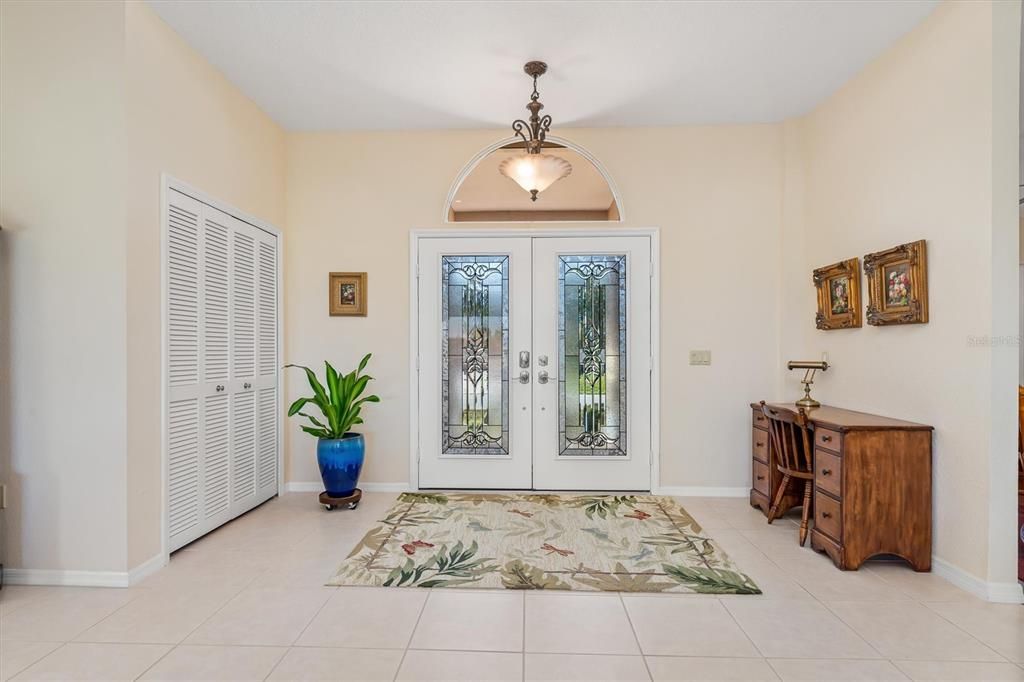 Foyer and Living Room