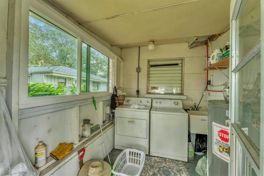 Private laundry room