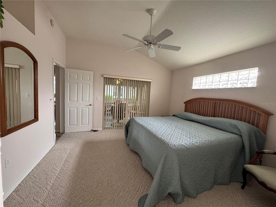 Primary Bedroom with king size bed