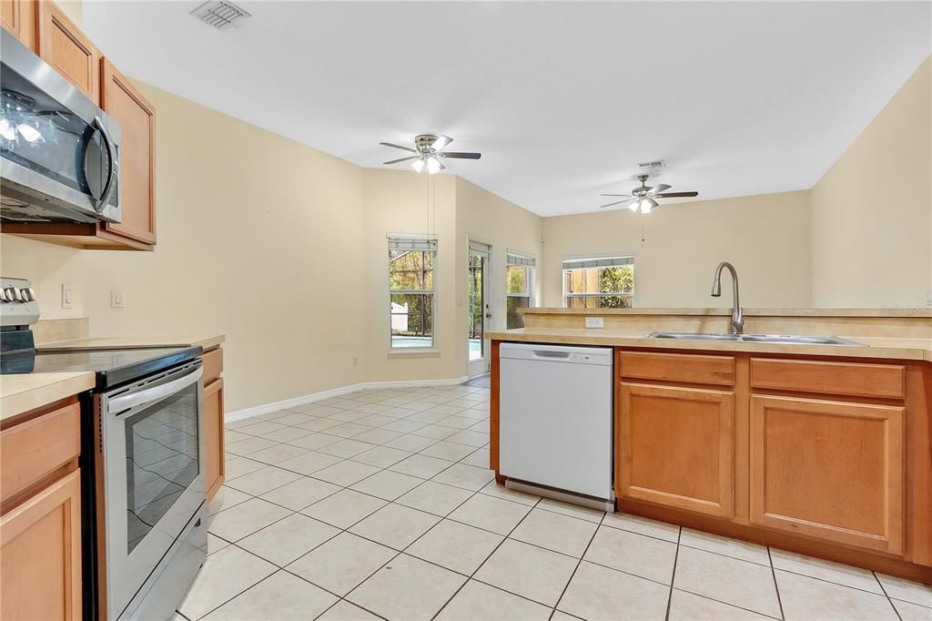 Open Kitchen Area