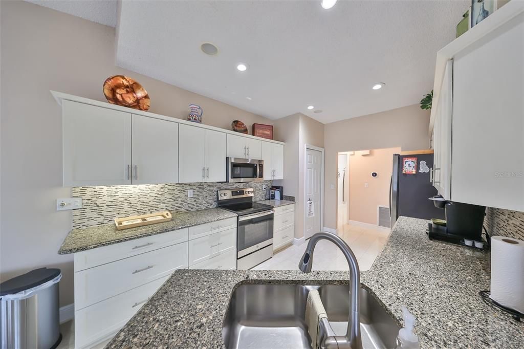 Remodeled Kitchen Porcelain Tile