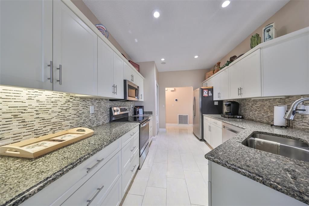 Remodeled Kitchen Porcelain Tile