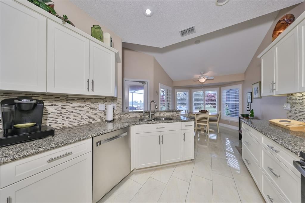 Remodeled Kitchen Porcelain Tile