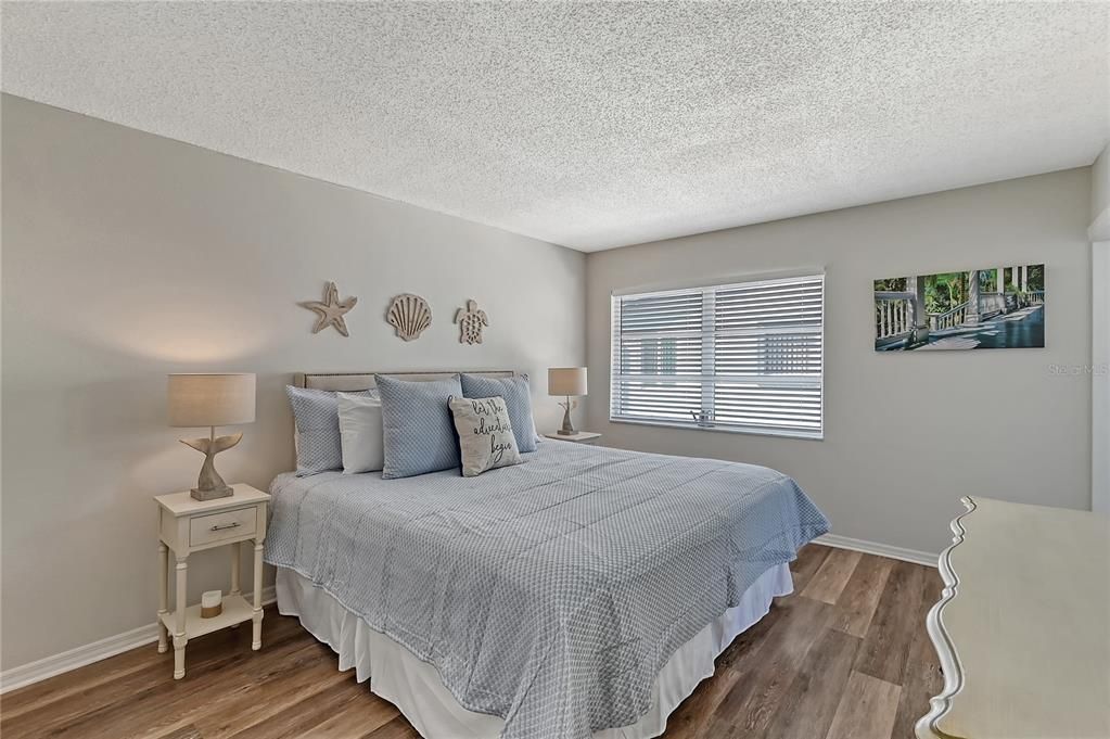 Primary bedroom with walk-in closet and extra flex space.