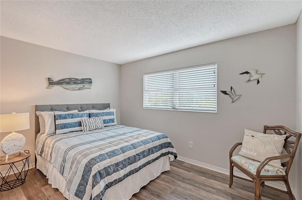 Second bedroom with walk-in closet.