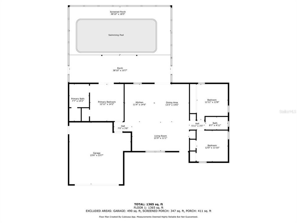 For Sale: $325,000 (3 beds, 2 baths, 1434 Square Feet)