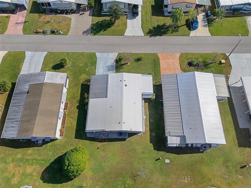 aerial house rear