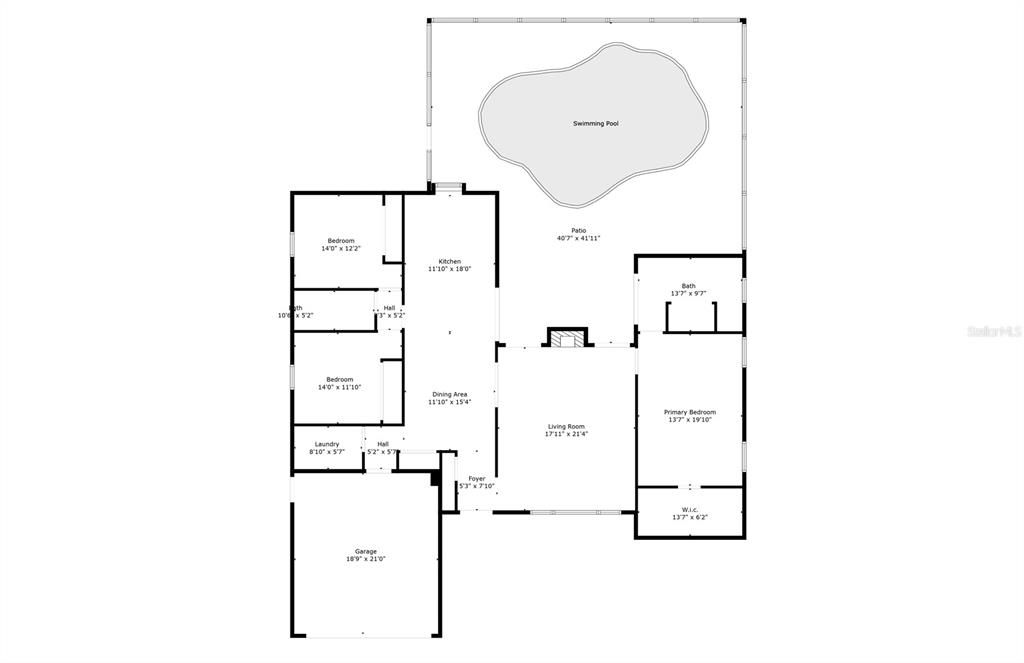 Floorplan with measurements