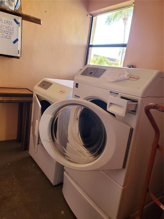 Community laundry- cost included in maintenance fee