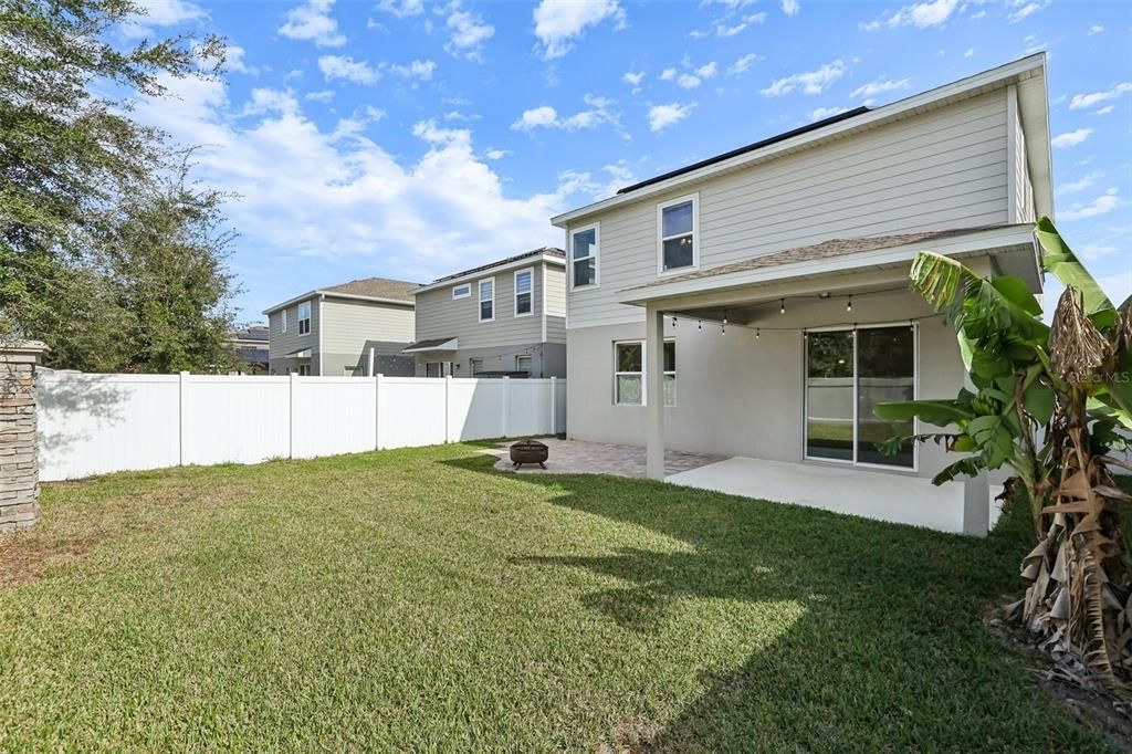 Covered Patio and Backyard Entertaining Space