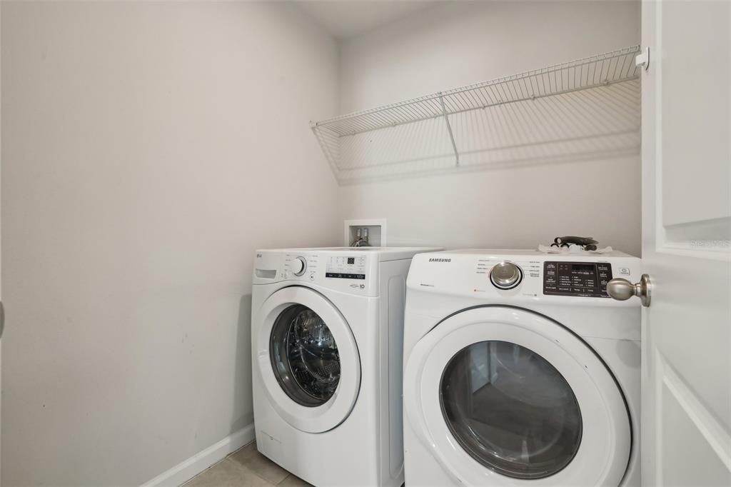 Upstairs Indoor Laundry Room