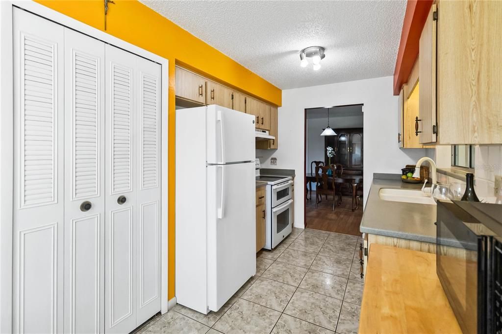 Pantry closet for storage