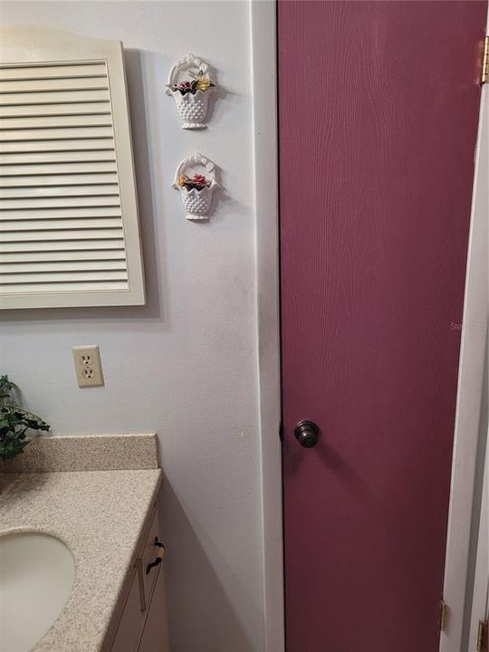 Main bathroom linen closet