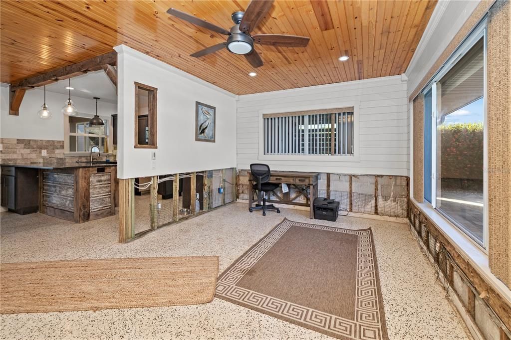 Dining Room with Shiplap