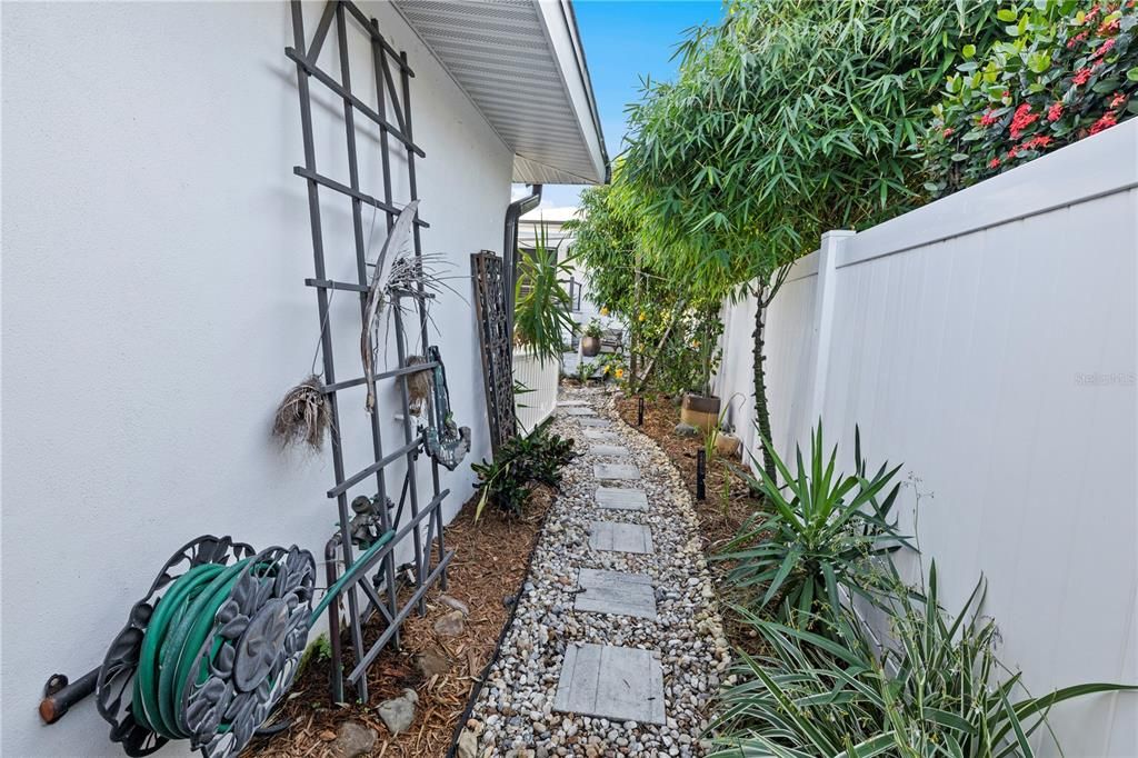 Walkway to the pool