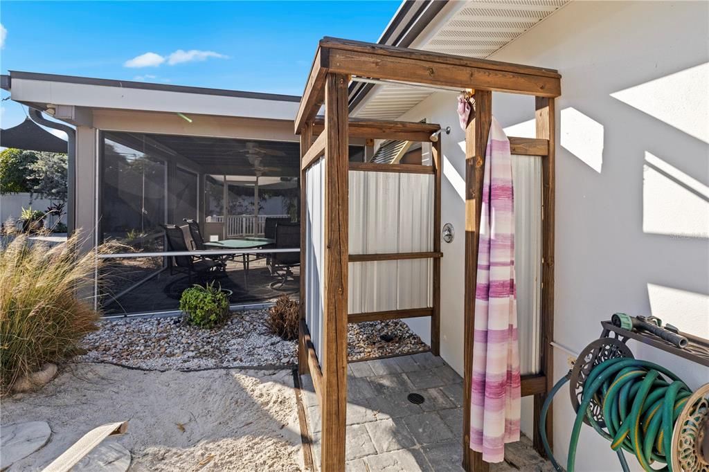 Outdoor shower