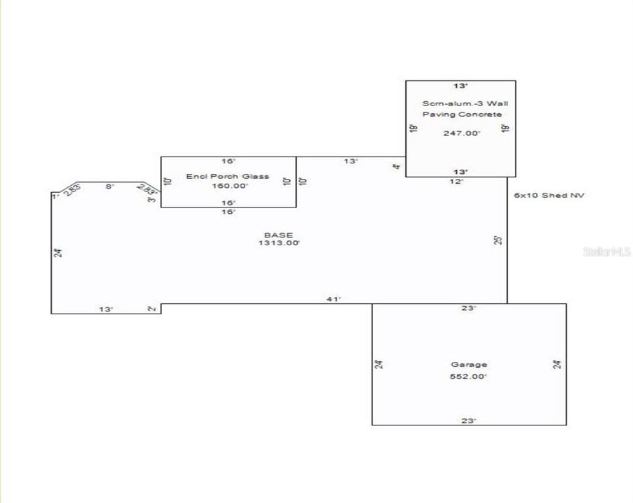 Building Sketch3029 Buttonwood Pl