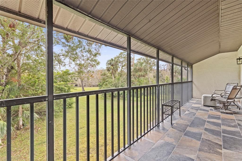 Screened in patio