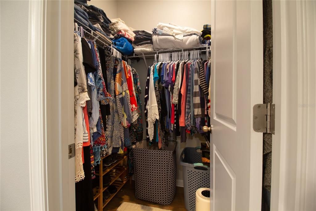 Primary closet