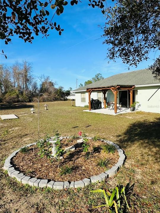 HOME OVERLOOKS GARDEN