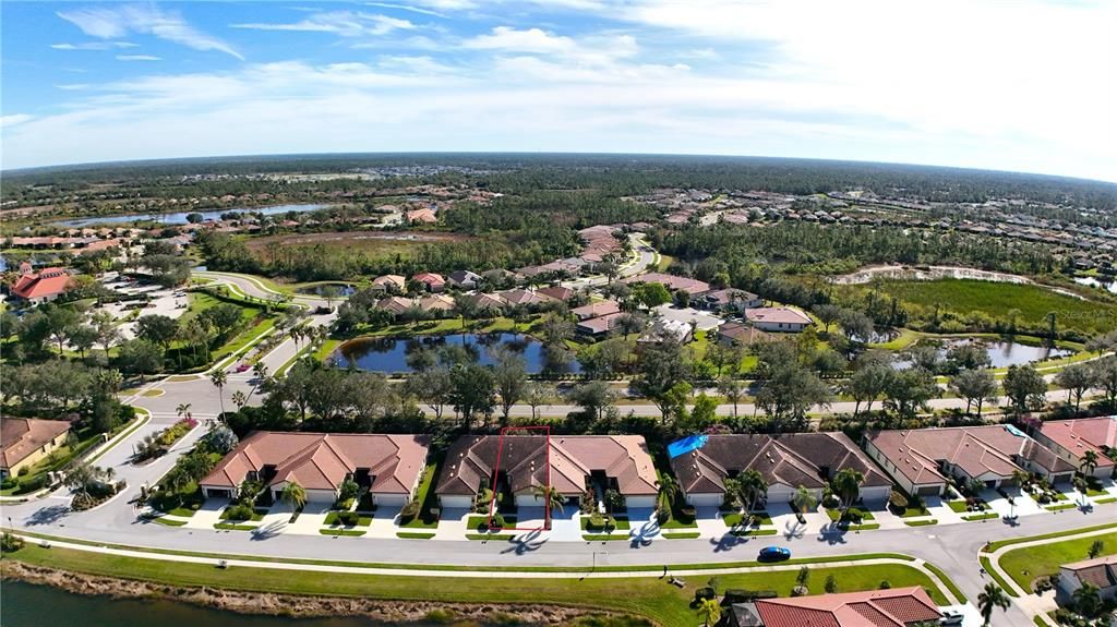 Aerial of this home