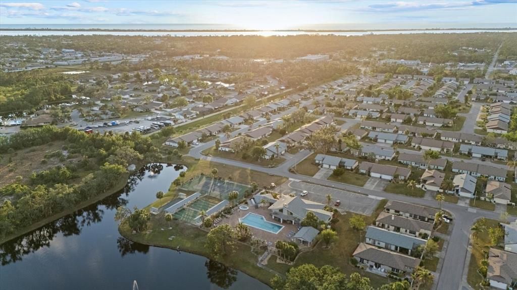 Aerial View of neighborhood