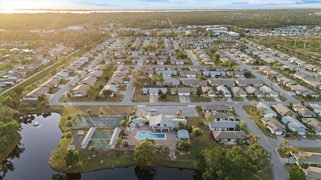 Aerial View of neighborhood