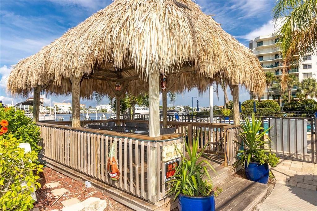 Fun Tiki Hut offers tropical vibe