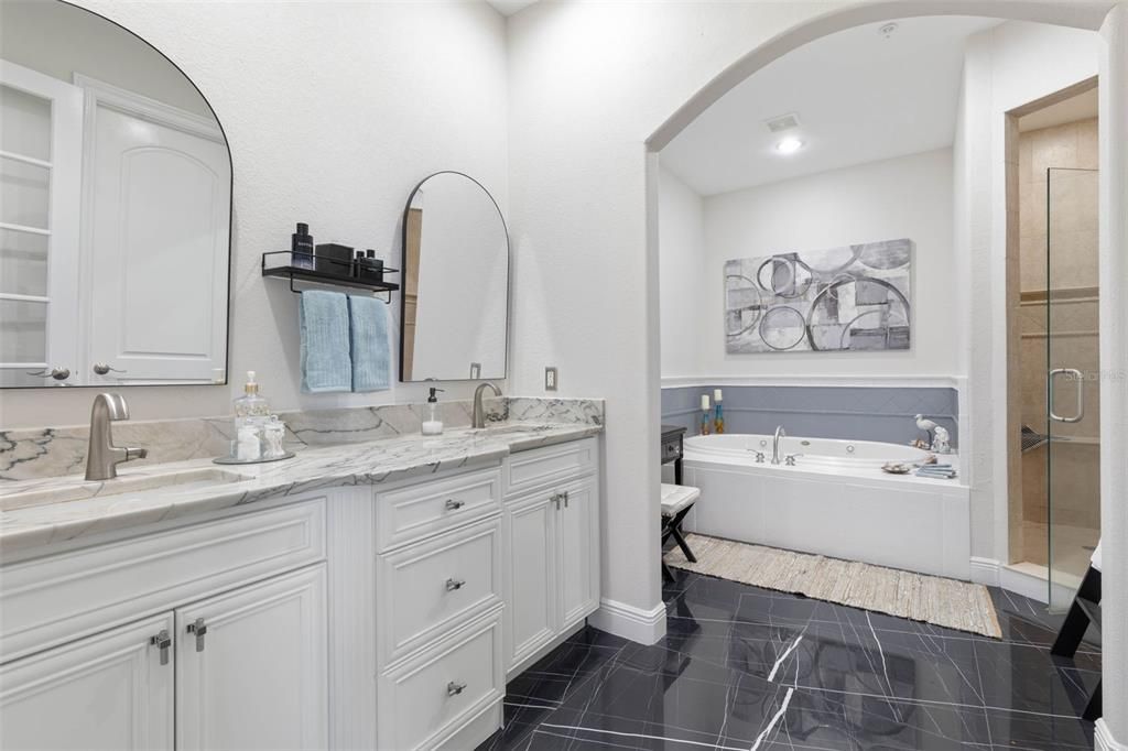 Primary Bath with double vanities