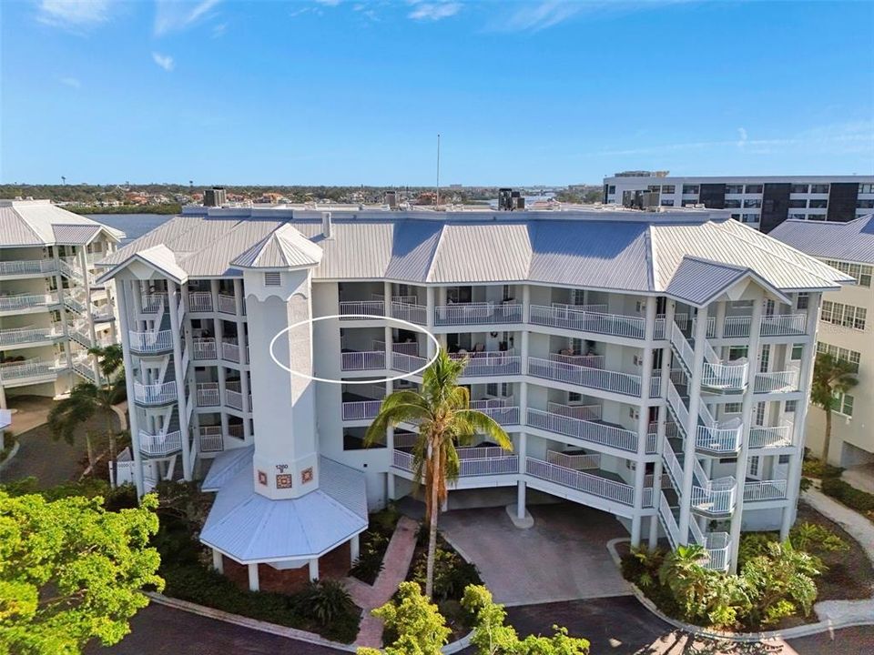 Front to back condo with views of the intracoastal waterway.