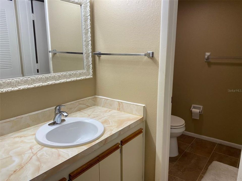 Master bath vanity