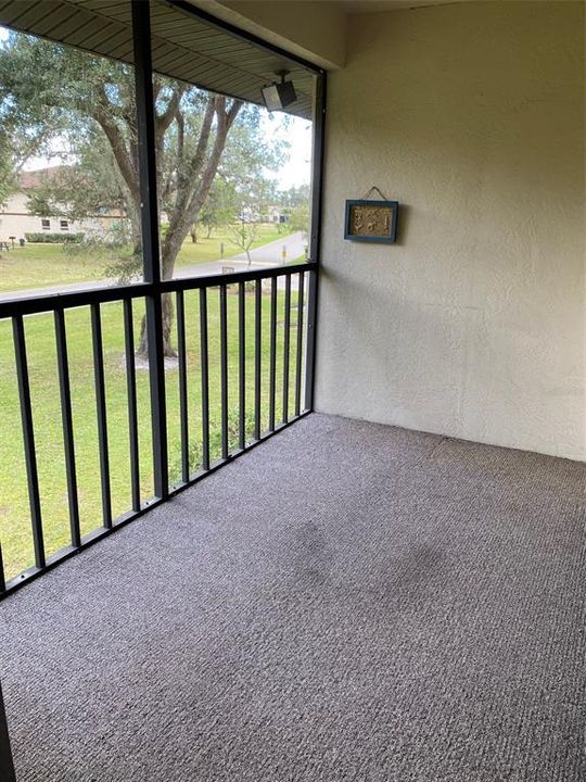 Relax on your private screened balcony