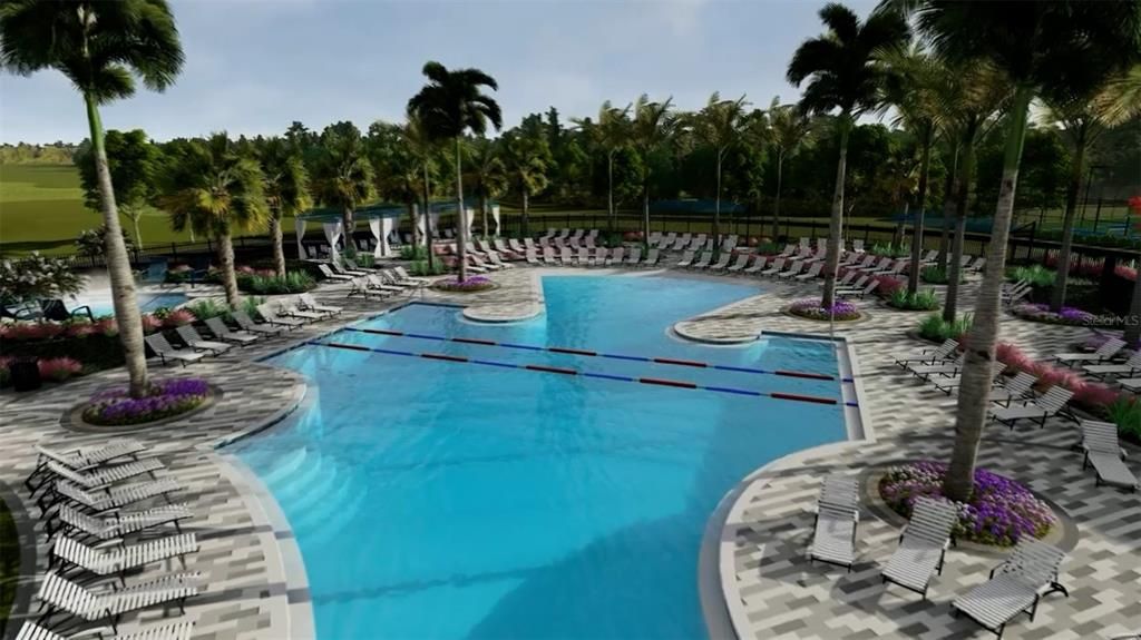 Resort Pool Rendering