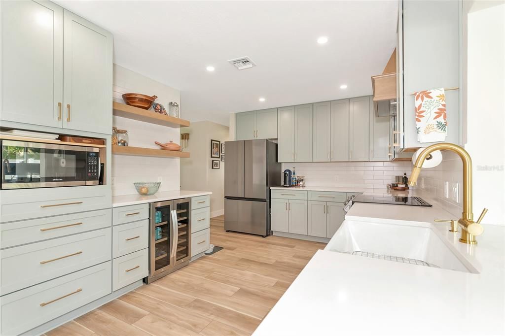 Newly designed kitchen with plenty cabinets