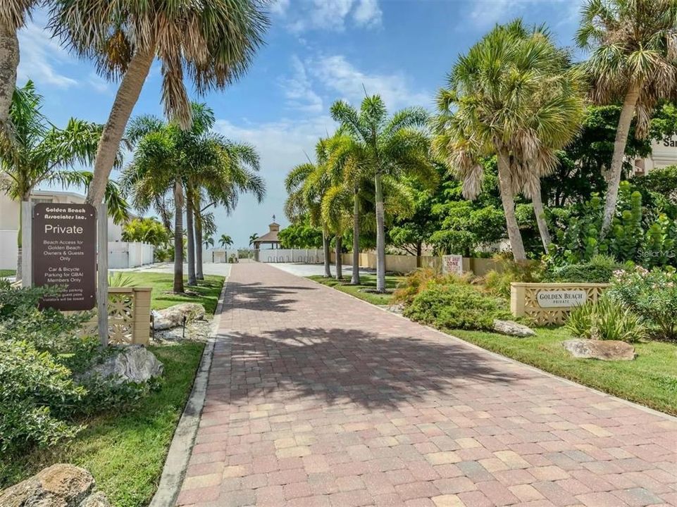 Private deeded beach access