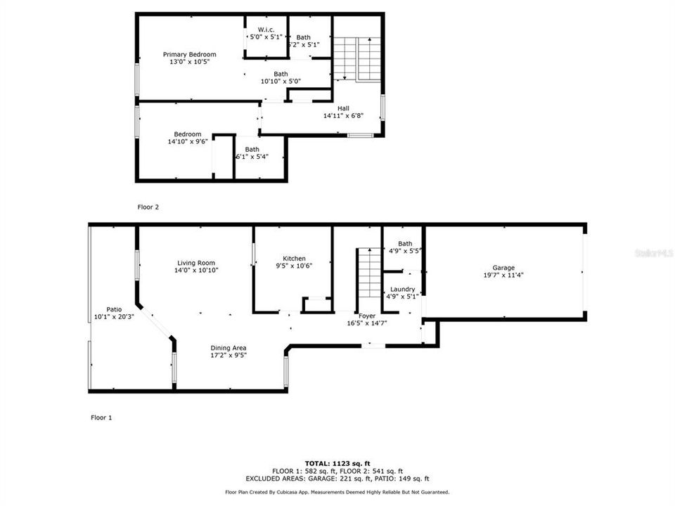 На продажу: $149,000 (2 спален, 2 ванн, 1199 Квадратных фут)