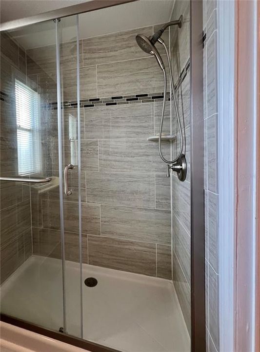 remodeled shower