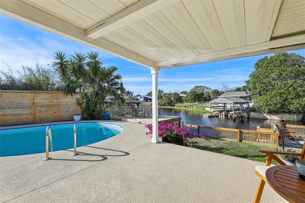 Covered patio