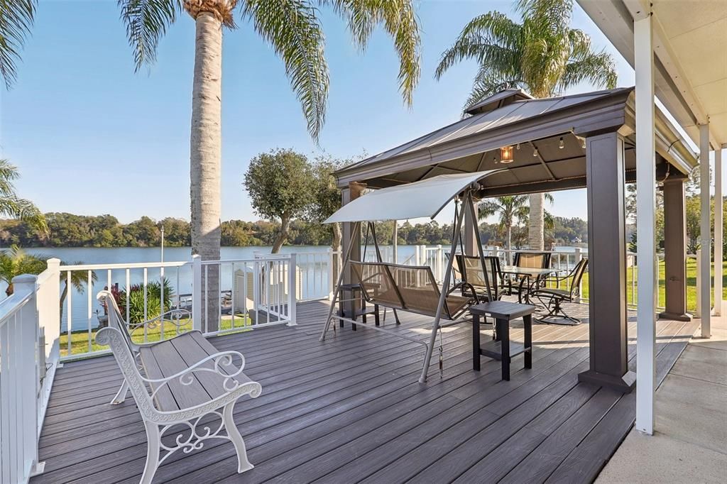 Gazebo and Lake Frances