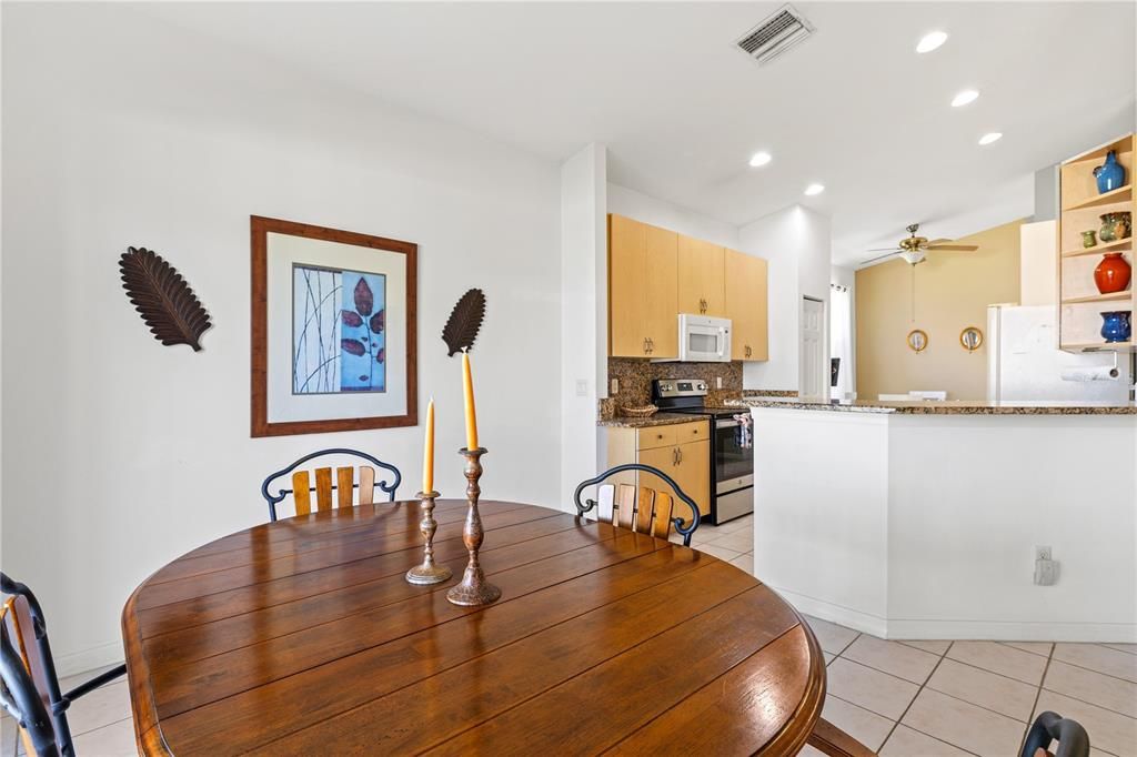 Dining room area